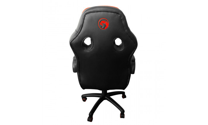 4 כיסא גיימינג דמוי עור MARVO - שחור-אדום