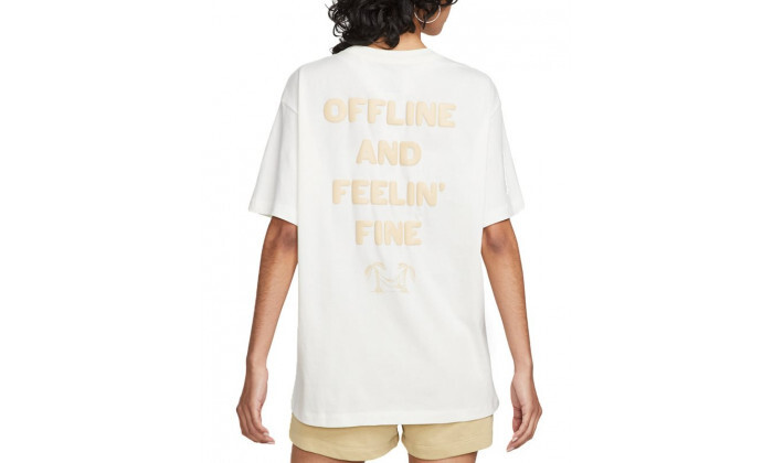3 חולצת טי שירט לנשים נייקי Nike דגם Boyfriend FW - צבע לבן