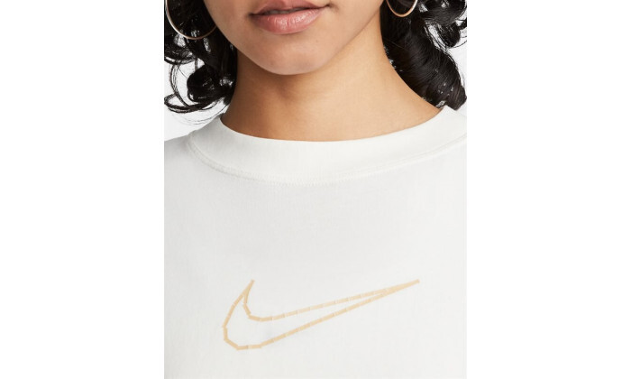 4 חולצת טי שירט לנשים נייקי Nike דגם Boyfriend FW - צבע לבן