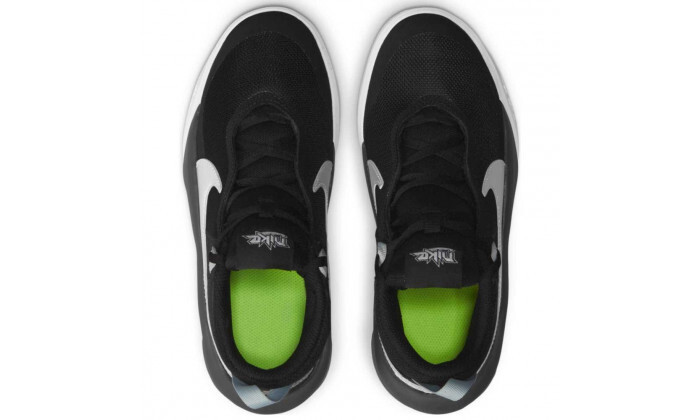 4 נעלי כדורסל לנשים ולנוער נייקי Nike Team Hustle D10 - שחור