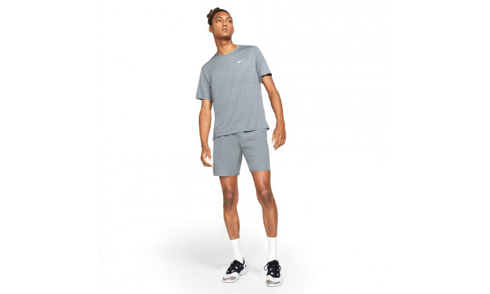 7 מכנסי ריצה לגבר נייקי Nike Dri-Fit Running Shorts - אפור