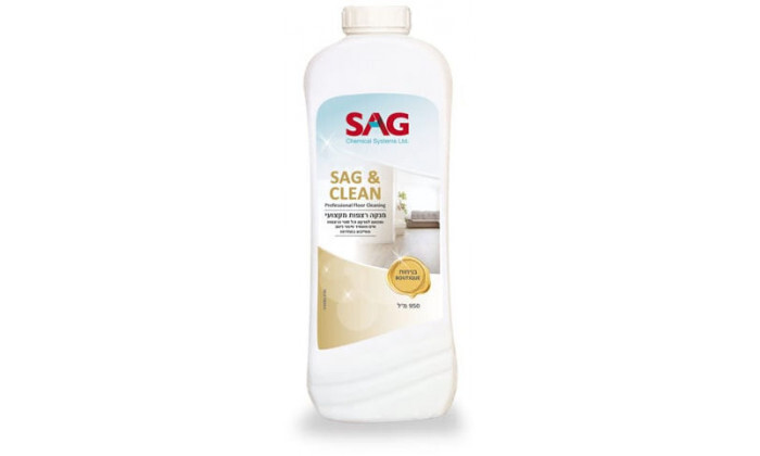 3 נוזל לניקוי רצפות SAG&CLEAN בנפח 950 מ"ל - ניחוחות לבחירה