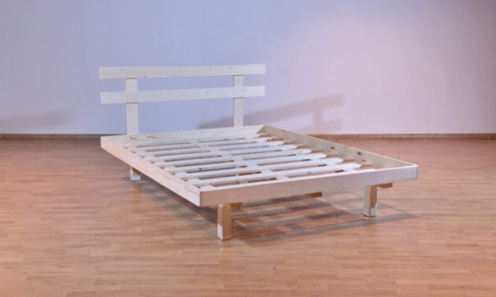 3 בסיס עץ מלא למיטה זוגית רבדים דגם דנה - מידות לבחירה