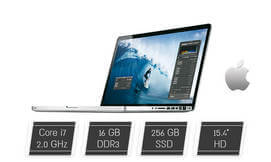 מחשב נייד MacBook מסך