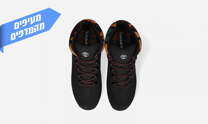 3 מגפיים לגברים טימברלנד TIMBERLAND דגם Euro Sprint Hiker - צבע שחור