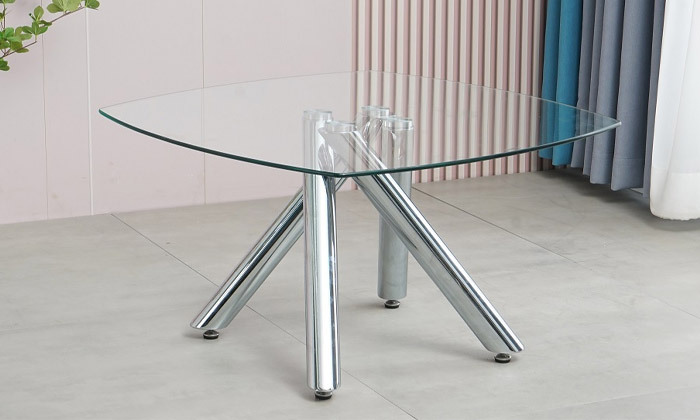 5 שולחן סלון מזכוכית טייק איט TAKE IT דגם 6014