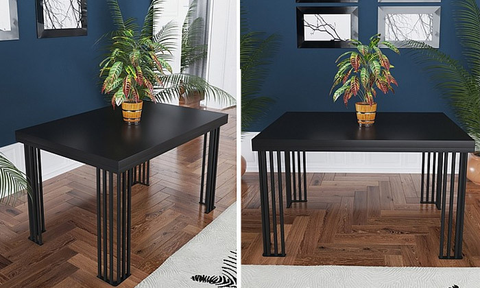 4 שולחן מלבני לפינת אוכל Twins Design דגם Neo - צבעים לבחירה