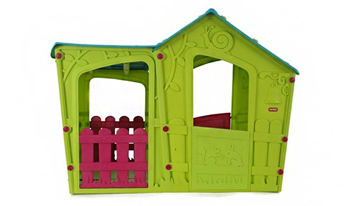 3 כתר: בית משחק לילדים בעיצוב טירה דגם MAGIC VILLA