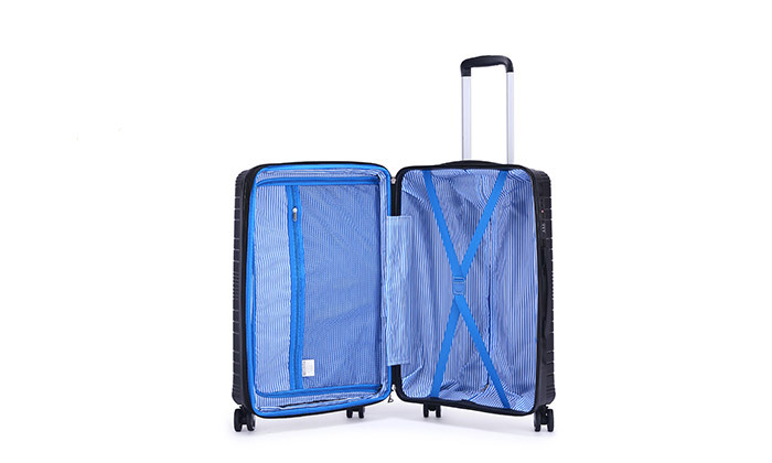8 4 מזוודות קשיחות 20, 24, 28 ו-32 אינץ' SWISS VOYAGER דגם Texas - צבעים לבחירה
