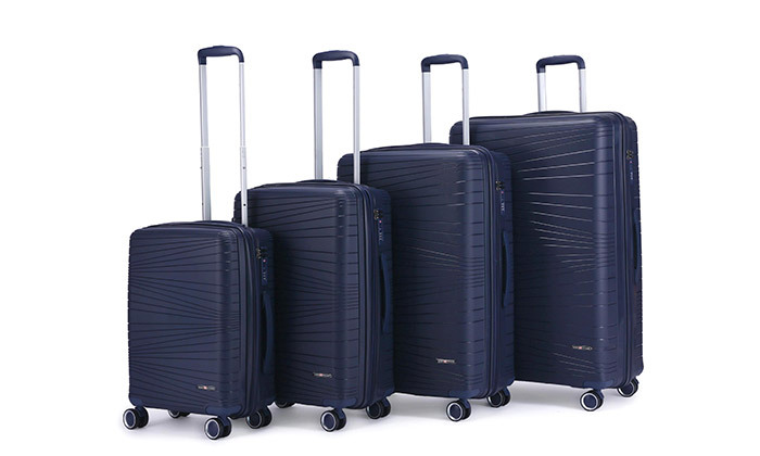 10 4 מזוודות קשיחות 20, 24, 28 ו-32 אינץ' SWISS VOYAGER דגם Texas - צבעים לבחירה