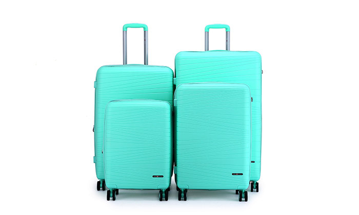 14 4 מזוודות קשיחות 20, 24, 28 ו-32 אינץ' SWISS VOYAGER דגם Texas - צבעים לבחירה