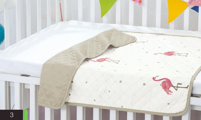 5 שמיכת קיץ למיטת תינוק דגם פלמנגו - דגמים לבחירה