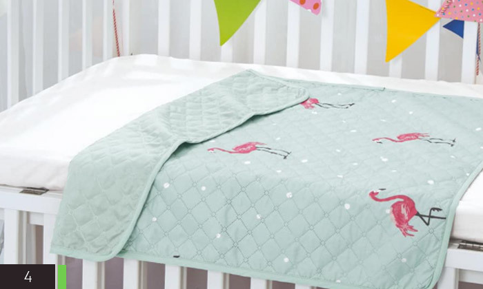 6 שמיכת קיץ למיטת תינוק דגם פלמנגו - דגמים לבחירה