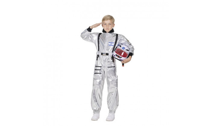 4 תחפושת אסטרונאוט כסוף לילדים 