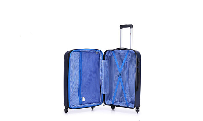 5 סט 3 מזוודות קשיחות SWISS ARIZONA - צבעים לבחירה