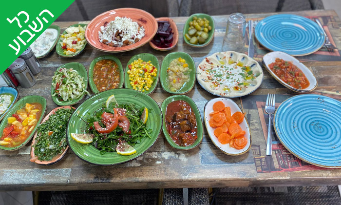 18 ארוחה זוגית במסעדת אבו עומר, רמת ישי - בכל ימות השבוע