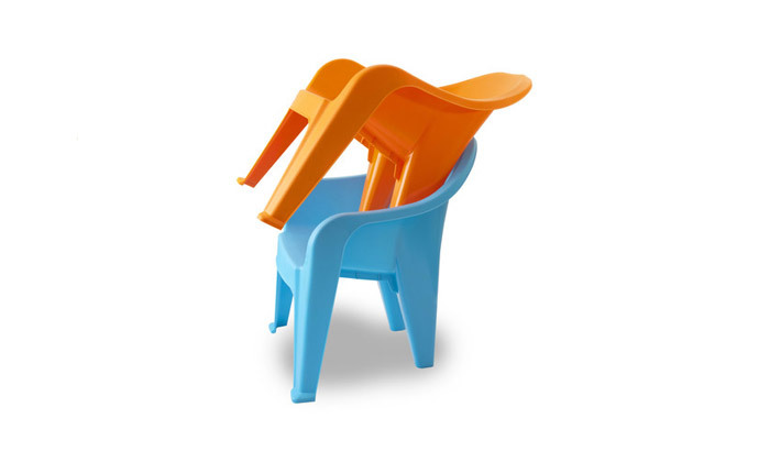 3 סט 4 כיסאות פלסטיק לילדים Paragon - צבעים לבחירה