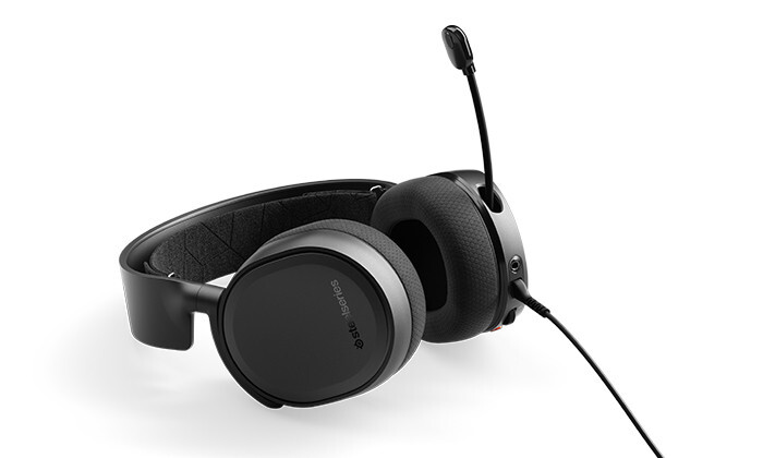 3 אוזניות גיימינג לקונסולות SteelSeries דגם Arctis 3