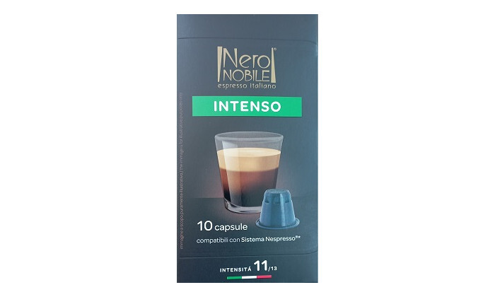 1 מארז 100 קפסולות קפה NERO NOBILE INTENSO תואמות נספרסו