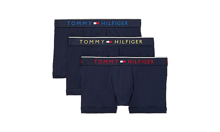 3 מארז 3 תחתוני בוקסר לגברים TOMMY HILFIGER - דגם וצבע לבחירה
