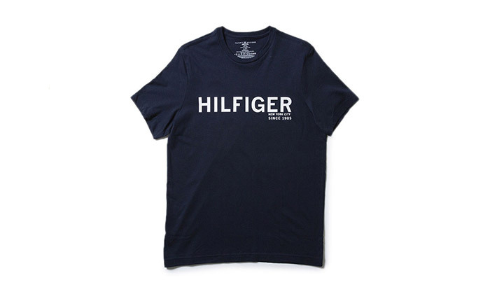 4 חולצת טישירט עם הדפס לגברים TOMMY HILFIGER - דגם וצבע לבחירה