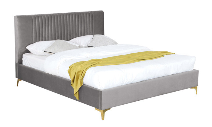 9 מיטה זוגית מרופדת HOME DECOR דגם ליידי - מידות וצבעים לבחירה