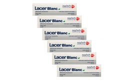 6 יח' משחת שיניים Lacer Blanc
