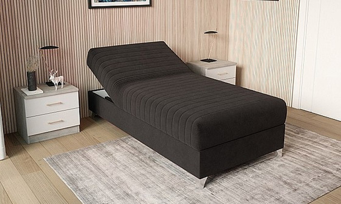 3 מיטת יחיד מתכווננת עם ארגז מצעים House Design, דגם עדי - צבעים לבחירה