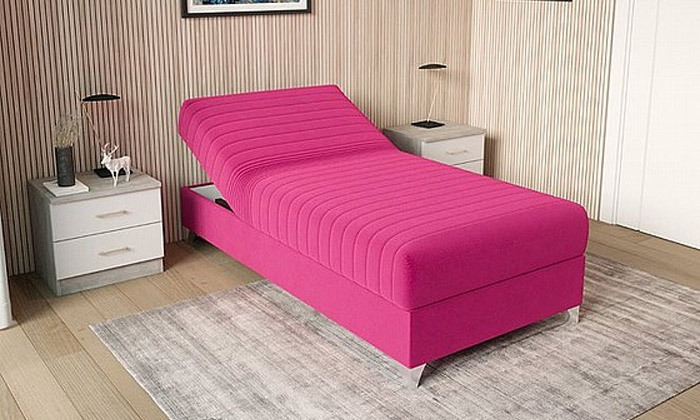 4 מיטת יחיד מתכווננת עם ארגז מצעים House Design, דגם עדי - צבעים לבחירה