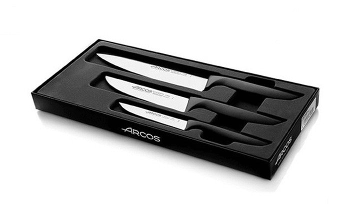 4 סט 3 סכיני ARCOS עם 10 שנות אחריות 