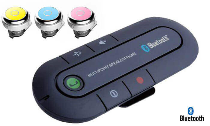 2 דיבורית Bluetooth נטענת לרכב