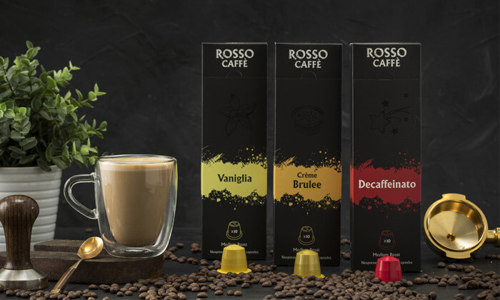 3 מארז קפסולות ROSSO CAFFE