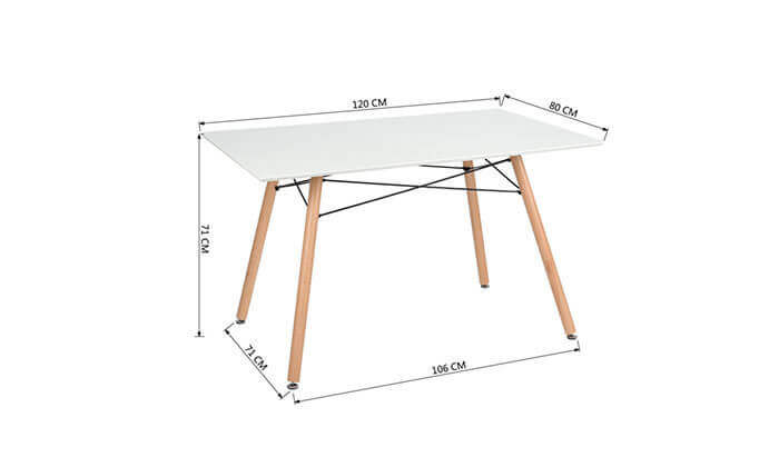 6 פינת אוכל עם 4 כיסאות