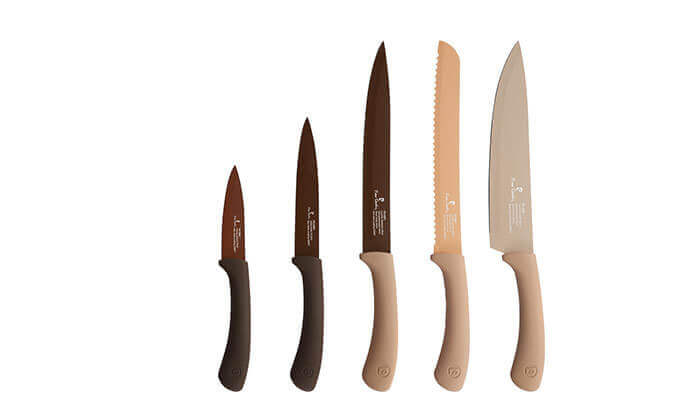 4 סט 5 סכינים איכותיות Pierre Cardin 