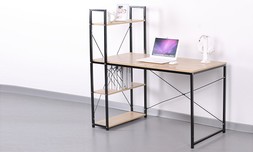 שולחן מחשב בשילוב עץ