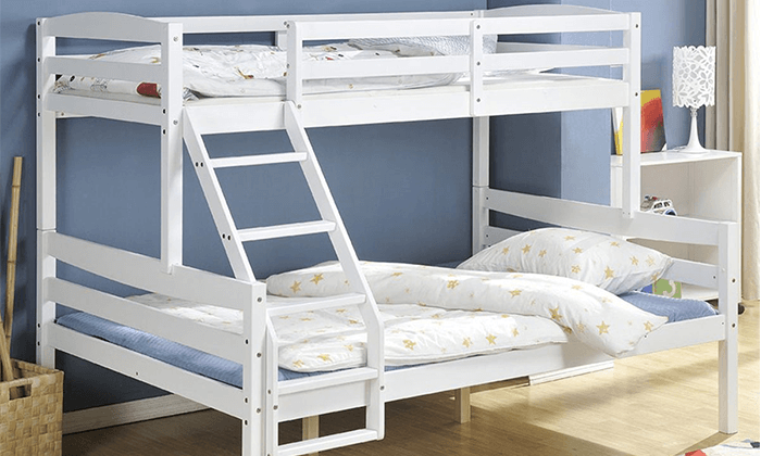 4 מיטת קומותיים לילדים ונוער CRISTALL