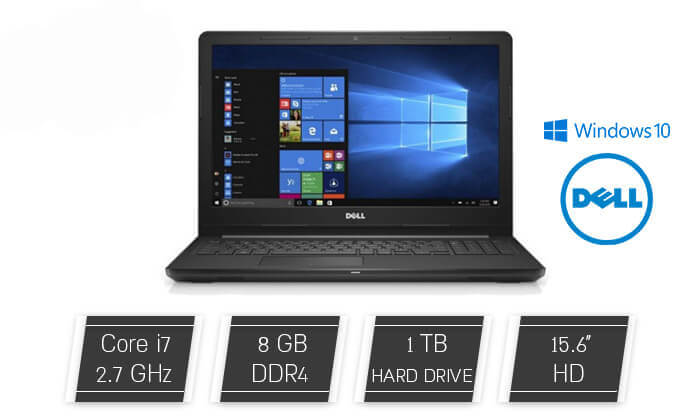 3 מחשב נייד דל Dell עם מסך 15.6 אינץ' - משלוח חינם 
