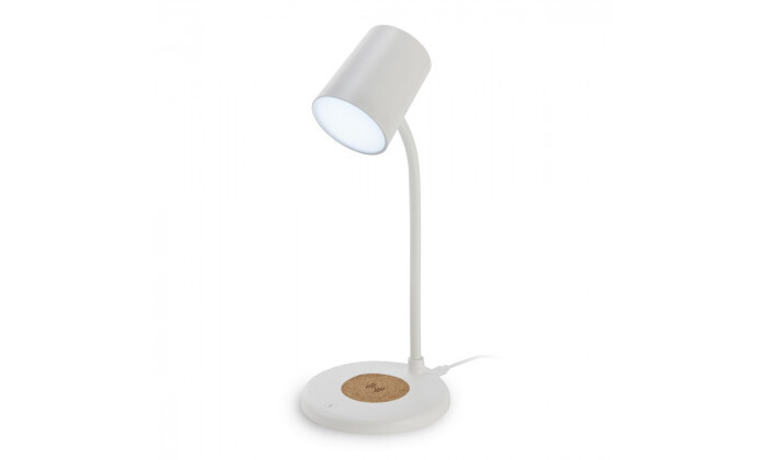 6 מנורת שולחן משולבת מטען אלחוטי ורמקול Bluetooth - צבע לבחירה