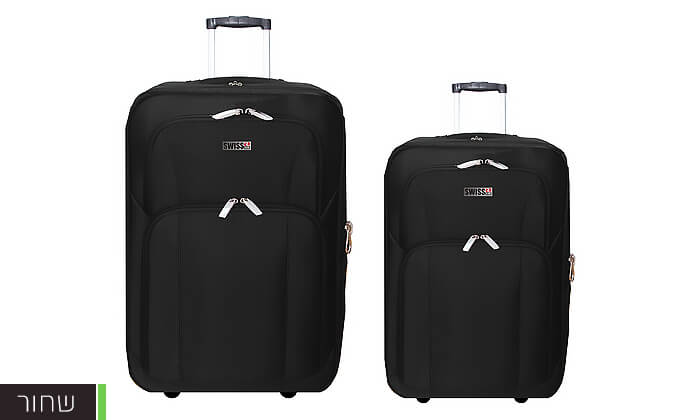 5 סט מזוודות בד 24 ו-28 אינץ' SWISS CLUB