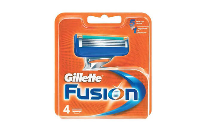 3 מארז חיסכון של 40 סכיני גילוח Gillete Fusion 