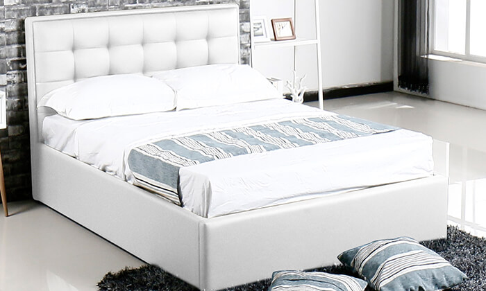 4 מיטה זוגית עם ארגז מצעים Vitorio Divani - משלוח חינם