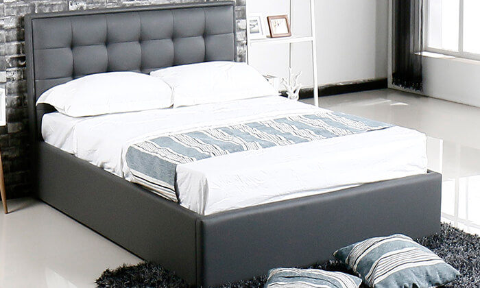 6 מיטה זוגית עם ארגז מצעים Vitorio Divani - משלוח חינם