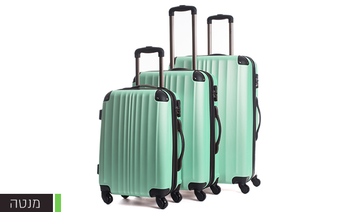 7 סט 3 מזוודות קשיחות CalPak דגם LUKAS במבחר צבעים