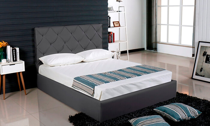 5 מיטה זוגית עם ארגז מצעים Vitorio Divani