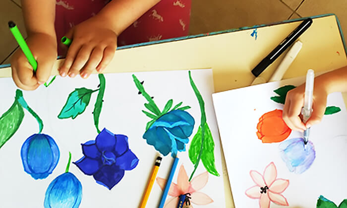 4 חוג ציור 'הרפתקאות צבעוניות' לילדים בפתח תקווה