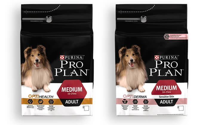 3 אניפט: שני שקי מזון יבש 14 ק"ג לכלבים Pro Plan 