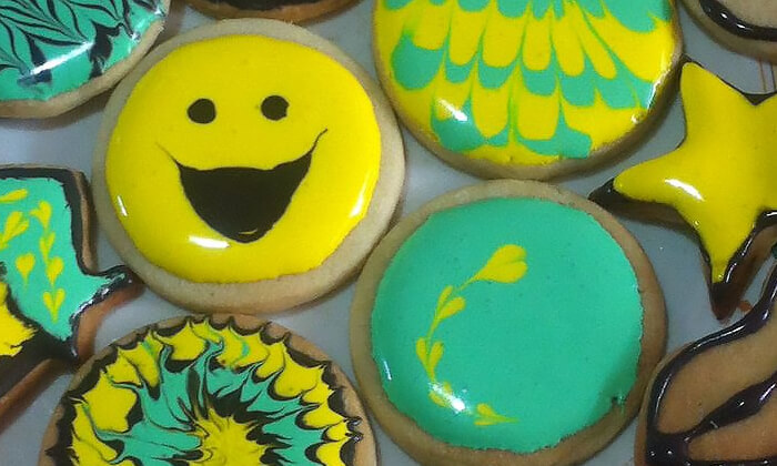 9 השתתפות בסדנת עוגיות רויאל אייסינג ב'ממלכת הממתקים של דריה' ברמת גן