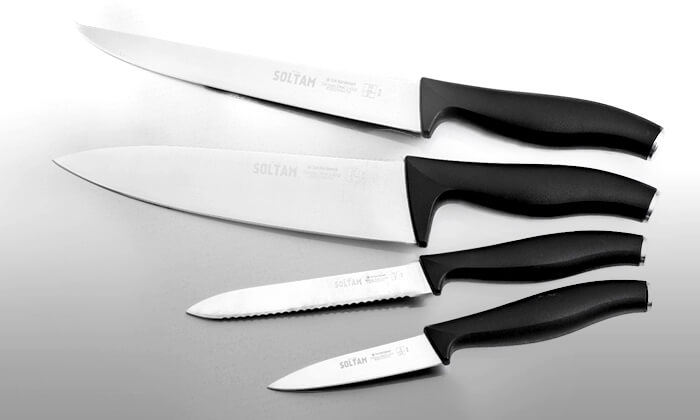 3 סט 4 סכינים מקצועיים סולתם SOLTAM 