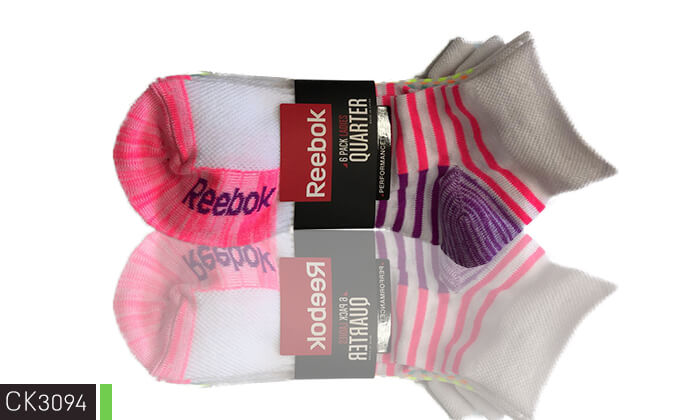 3 18 זוגות גרביים לנשים Reebok - משלוח חינם!
