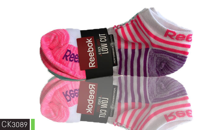 5 18 זוגות גרביים לנשים Reebok - משלוח חינם!